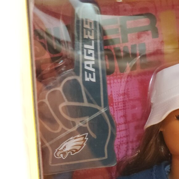 Barbie Signature Super Bowl LIX Philadelphia Eagles Doll Teen Skipper Sculpt NIB - Picture 2 of 16
